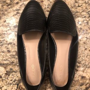 Aldo Loafers, Black, 8.5